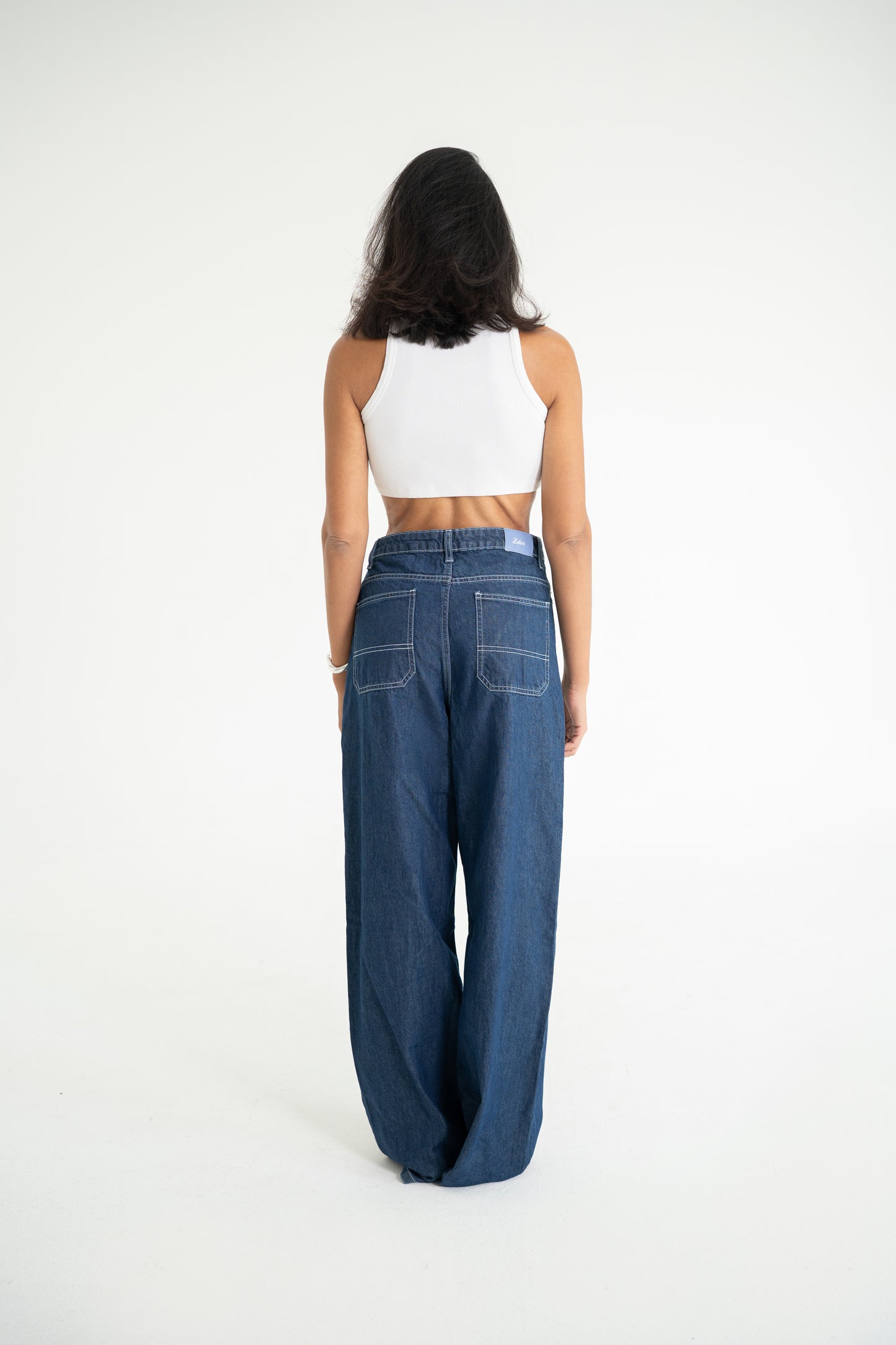 Wide Leg Jeans – Indigo Blue